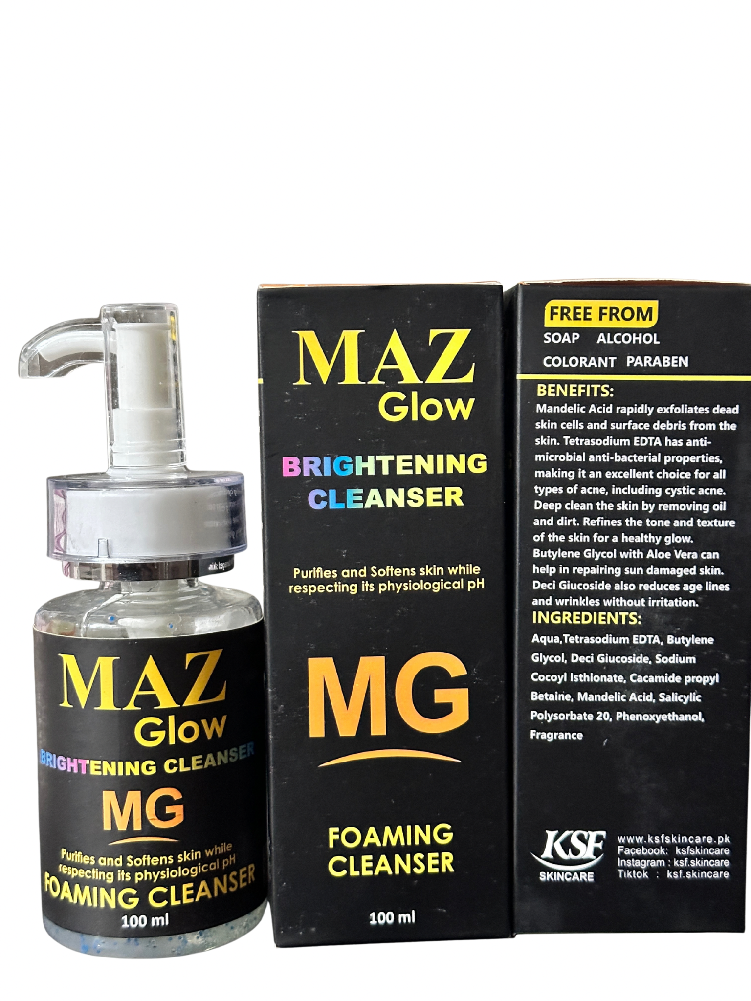 Maz GLOW brightening Cleanser